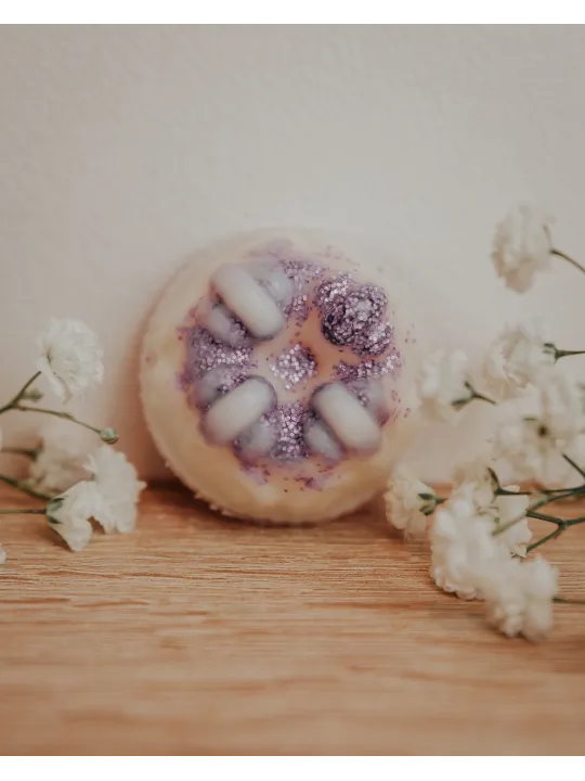 Fondant artisanal au lilas
