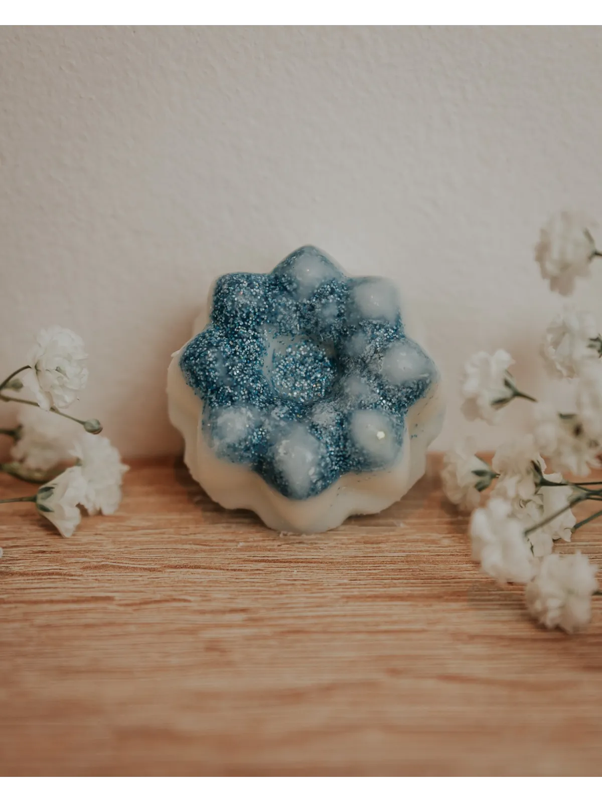 Fondant artisanal au bonbon bleu