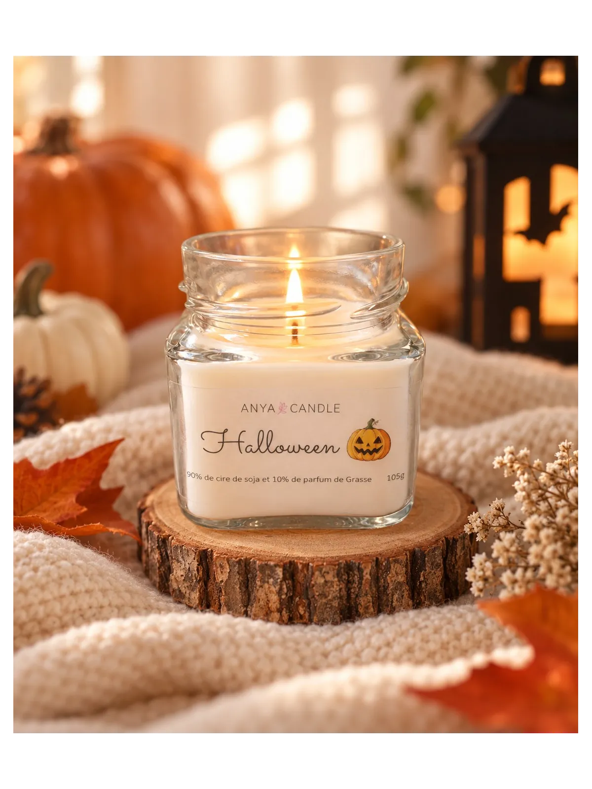 Bougie artisanale Halloween