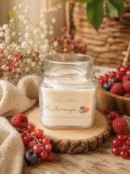 Bougie artisanale aux fruits rouges