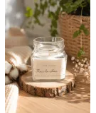 Bougie artisanale à la fleur de coton