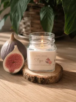 Bougie artisanale à la figue