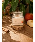 Bougie artisanale au crumble pomme