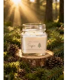 Bougie artisanale au sapin