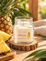 Bougie artisanale ananas