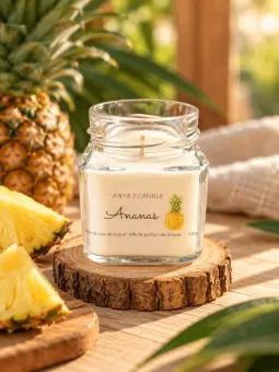 Bougie artisanale ananas