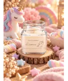Bougie artisanale licorne