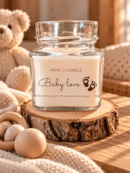Bougie artisanale baby love