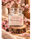 Bougie artisanale à la fleur de cerisier