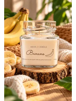 Bougie artisanal à la banane
