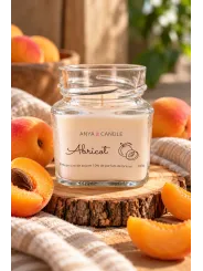 Bougie artisanale à l'abricot