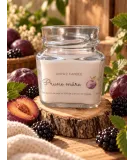 Bougie artisanale à la prune mûre