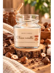 Bougie artisanale à la choco noisette