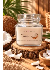Bougie artisanale à la noix de coco