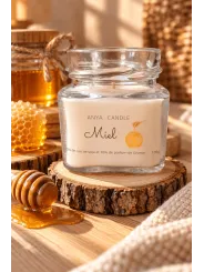Bougie artisanale au miel