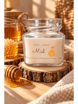 Bougie artisanale au miel