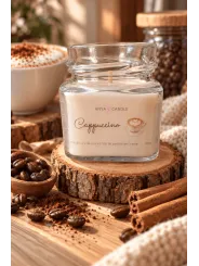 Bougie artisanale au cappuccino