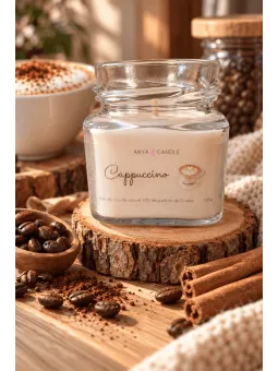 Bougie artisanale au cappuccino