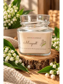 Bougie artisanale au muguet