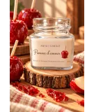 Bougie artisanale à la pomme d'amour