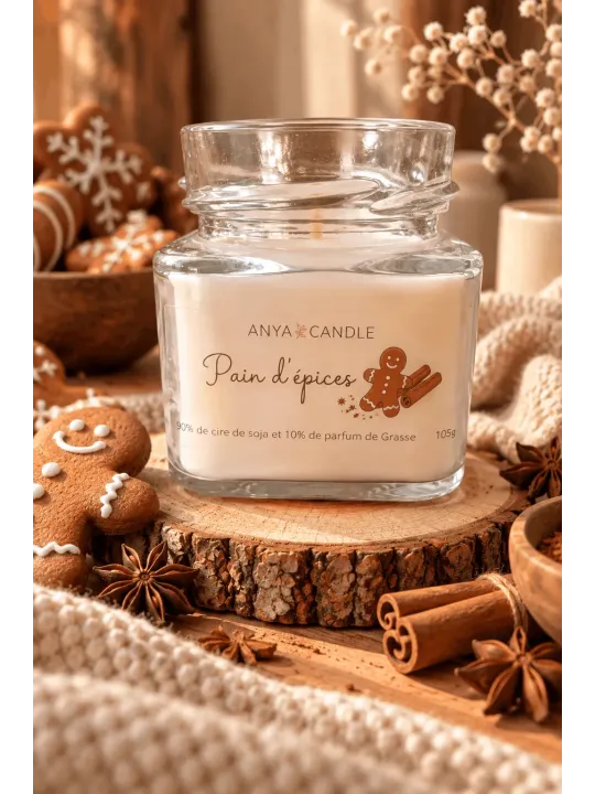Bougie artisanale au pain d'épices