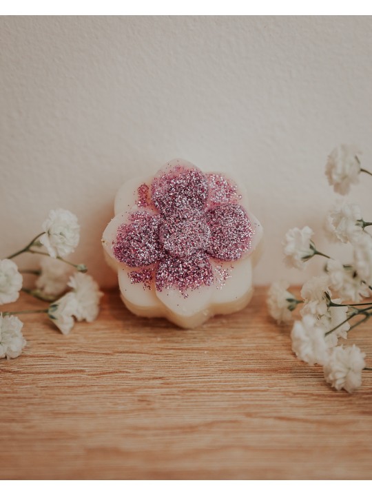 Fondant artisanal au patchouli et à la rose