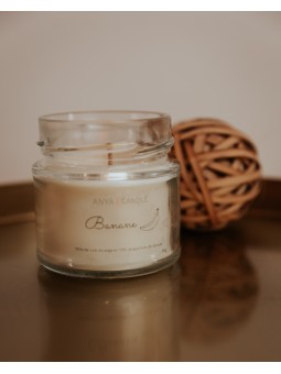 Bougie artisanal à la banane