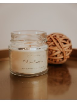 Bougie artisanale à la fleur d'oranger