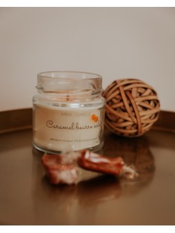 Bougie artisanale au caramel beurre salé