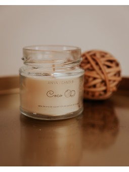 Bougie artisanale à la noix de coco