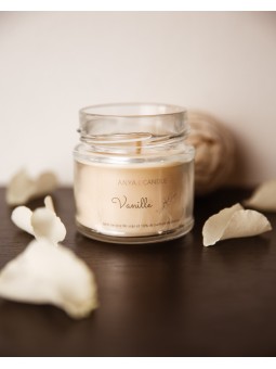 Bougie artisanale à la vanille