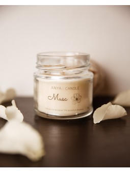 Bougie artisanale au musc