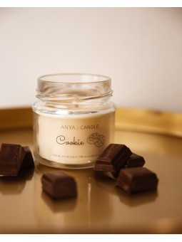 Bougie artisanale au cookie