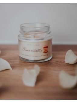 Bougie artisanale à la choco noisette