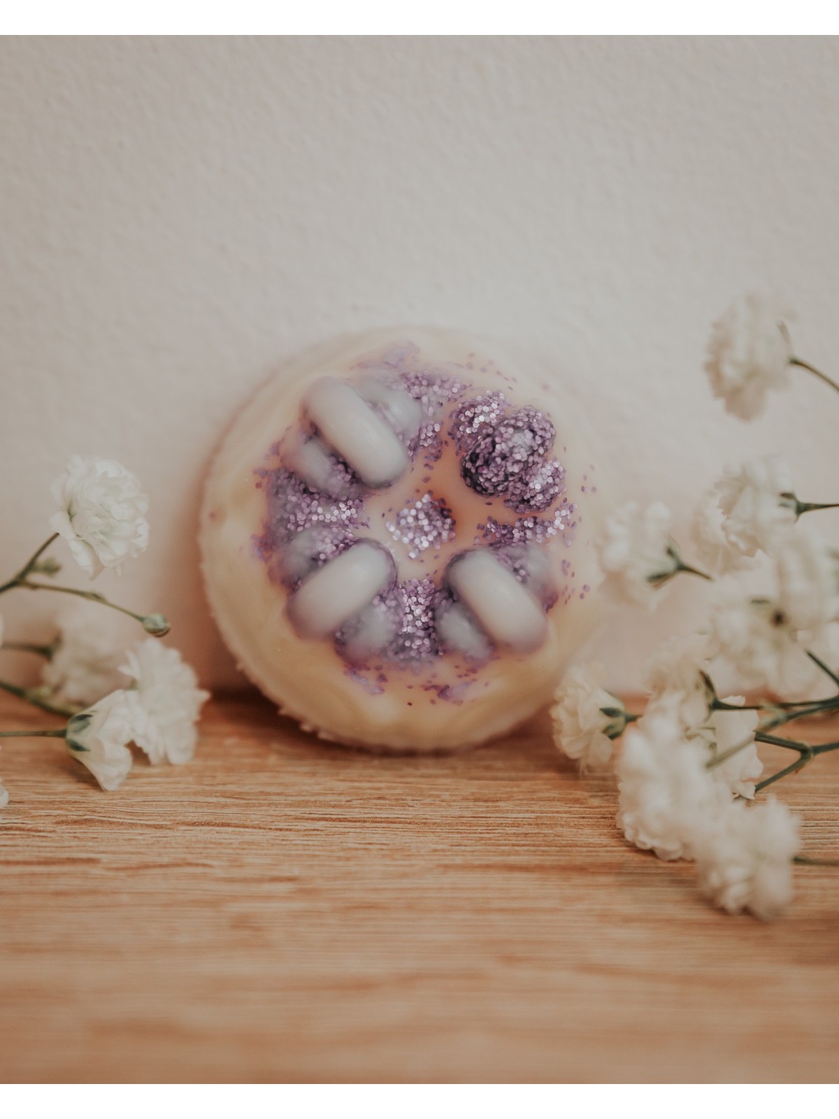 Fondant artisanal au lilas