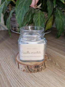 Bougie artisanale chantilly à la vanille épicée