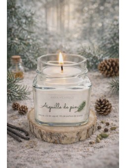 Bougie artisanale aiguille de pin