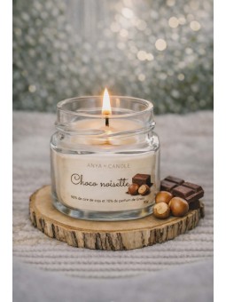 Bougie artisanale à la choco noisette