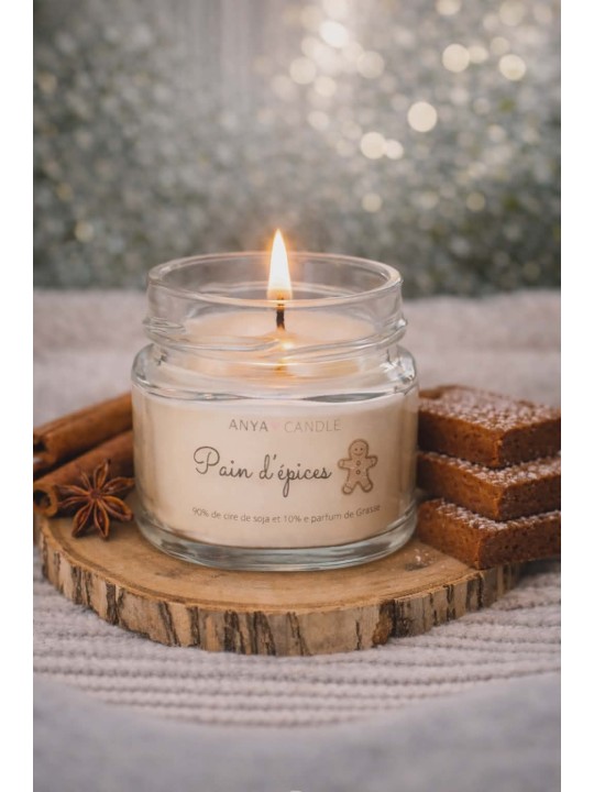 Bougie artisanale au pain d'épices