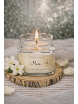 Bougie artisanale au musc