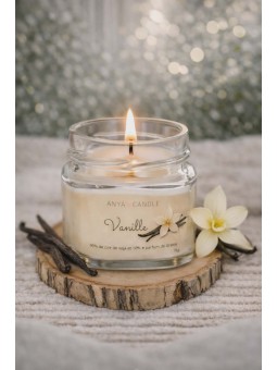 Bougie artisanale à la vanille