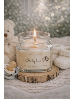 Bougie artisanale baby love