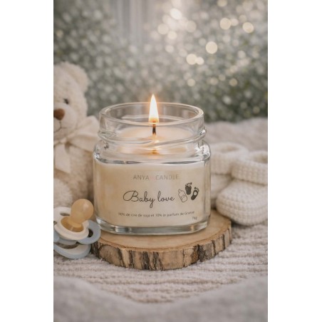 Bougie artisanale baby love