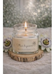Bougie artisanale à la fleur de passion