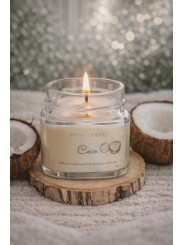 Bougie artisanale à la noix de coco