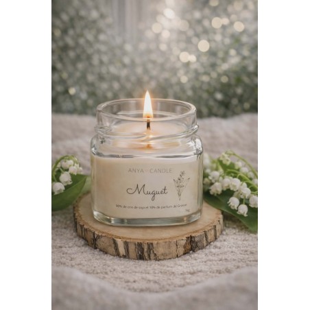 Bougie artisanale au muguet