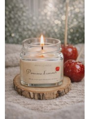 Bougie artisanale à la pomme d'amour