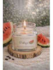 Bougie artisanale à la pastèque