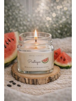 Bougie artisanale à la pastèque