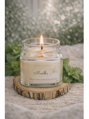 Bougie artisanale à la menthe